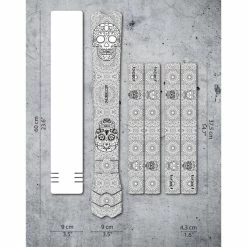 DYEDBRO Dia De Muertos Rahmenschutz Kit Transparent/schwarz